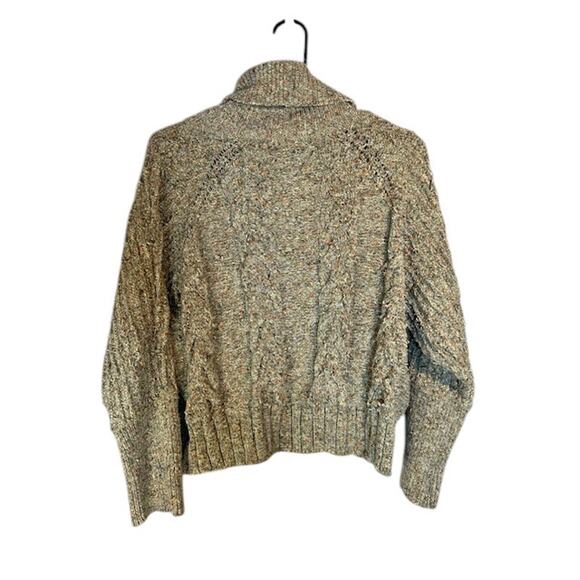 Moon & Madison Sage Green Long Sleeve Cowl Neck Thick Sweater Women Sz XS - Picture 2 of 11